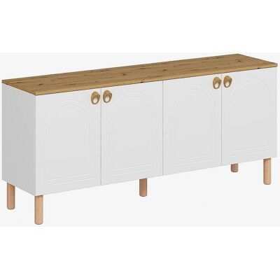 Homitis Lotus Weißes Sideboard & Beistelltisch - Sideboard Homitis Lotus Weißes Sideboard & Beistelltisch - Sideboard