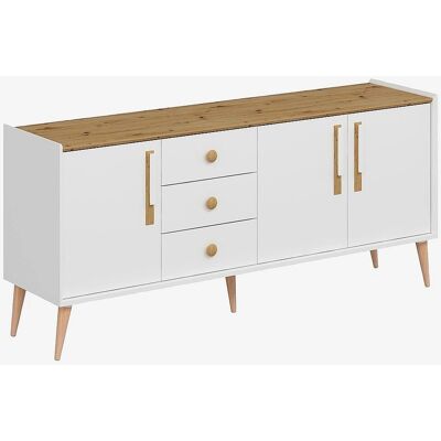 Homitis Mitra Weiß Sideboard - Wohndekor Homitis Mitra Weiß Sideboard - Wohndekor
