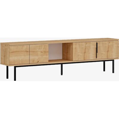 Hanah Home Ramsey TV-Bank - Saphir-Eiche - Modernes Möbel Hanah Home Ramsey TV-Bank - Saphir-Eiche - Modernes Möbel
