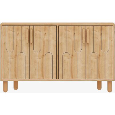 Hanah Home Vincent Brauner Sideboard - Möbel Hanah Home Vincent Brauner Sideboard - Möbel
