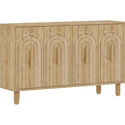 Hanah Home Tiger Braun Sideboard Hanah Home Tiger Braun Sideboard