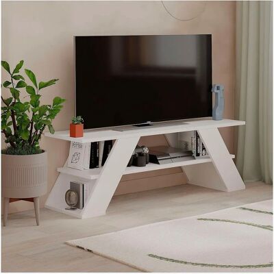 Homitis Farfalla Hvid TV-bord - 120x40x33,5 cm Homitis Farfalla Hvid TV-bord - 120x40x33,5 cm