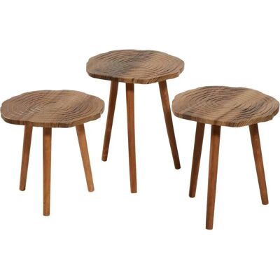 Skye Decor - Tuval Wood Round - Größe 40x47x40 cm - Tische Skye Decor - Tuval Wood Round - Größe 40x47x40 cm - Tische