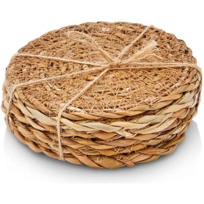Hermia - Linara Table Mat - 10x10cm - 100% Jute - Table Mat Hermia - Linara Table Mat - 10x10cm - 100% Jute - Table Mat