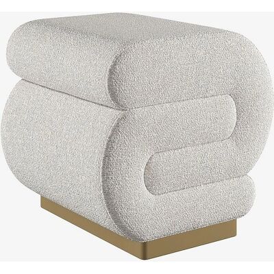 Atelier del Sofa Sally Creme-Pouffe Atelier del Sofa Sally Creme-Pouffe