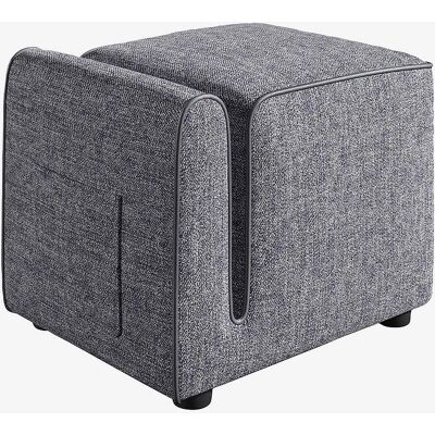 Atelier del Sofa, Hocker + Pouf, Paris Pouffe - Grau Atelier del Sofa, Hocker + Pouf, Paris Pouffe - Grau