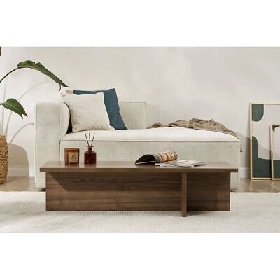 Woody Fashion TEONA Noyer Rechteckiger Couchtisch - Kaffee-Tisch Woody Fashion TEONA Noyer Rechteckiger Couchtisch - Kaffee-Tisch