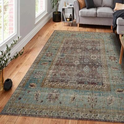 Bamyum Enber Mehrfarbige Chenille-Teppich - Wohnzimmer Bamyum Enber Mehrfarbige Chenille-Teppich - Wohnzimmer