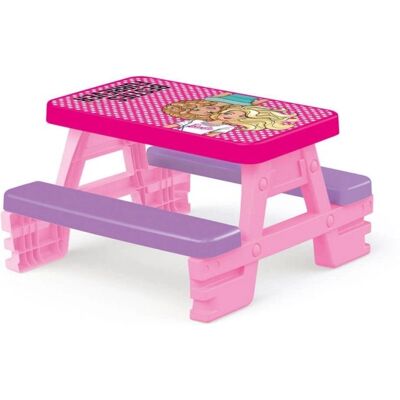 Dolu Barbie Piknikpöytä - Rosa / Violetti - Sisä- ja ulkokäyttöön - 2+ Dolu Barbie Piknikpöytä - Rosa / Violetti - Sisä- ja ulkokäyttöön - 2+