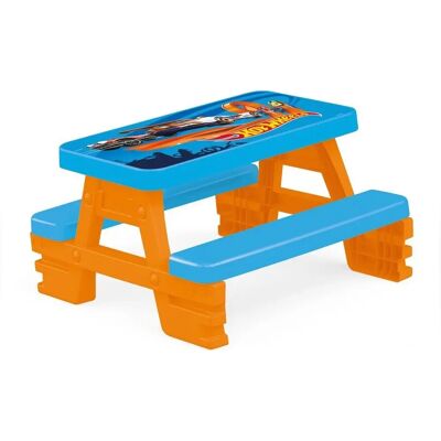 Dolu Hot Wheels Piknikpöytä - 4 Lasten - Kestävä muovi Dolu Hot Wheels Piknikpöytä - 4 Lasten - Kestävä muovi
