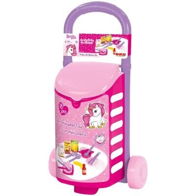 Dolu Unicorn Shopping Trolley - 18 Accessories for Kids Dolu Unicorn Shopping Trolley - 18 Accessories for Kids