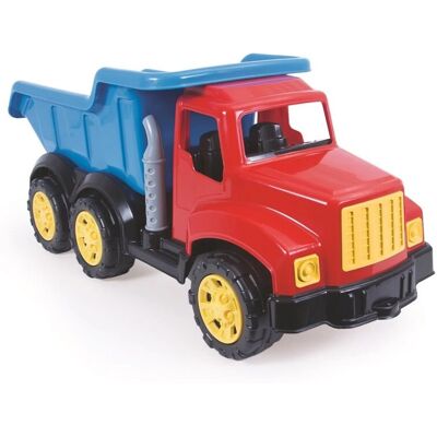 Dolu Großer Lastwagen - 83 cm rot & blau - Spielzeugtruck Dolu Großer Lastwagen - 83 cm rot & blau - Spielzeugtruck
