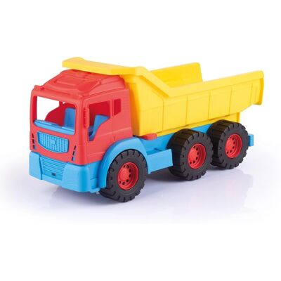 Dolu Großer Kipplaster - Rot & Gelb - Spielzeugtruck Dolu Großer Kipplaster - Rot & Gelb - Spielzeugtruck