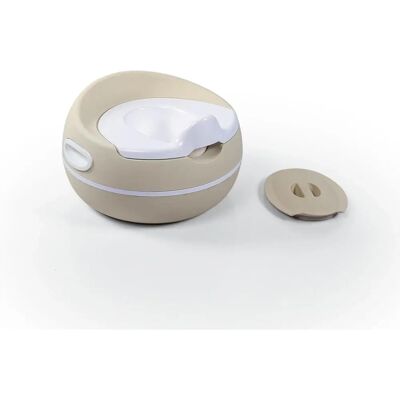 Dolu Premium Ergonomisches Töpfchen - Beigefarben für Toilettentraining Dolu Premium Ergonomisches Töpfchen - Beigefarben für Toilettentraining