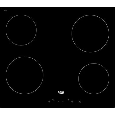 Beko HIC64400E - Noir - Plaque de Cuisson en Céramique - Publicité Beko HIC64400E - Noir - Plaque de Cuisson en Céramique - Publicité