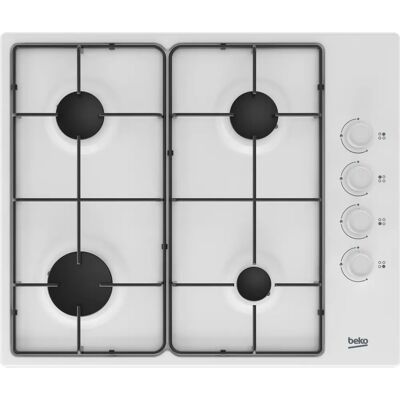 Beko HIGG64123SW - Blanc - Plaque de cuisson à gaz - Publicité Beko HIGG64123SW - Blanc - Plaque de cuisson à gaz - Publicité