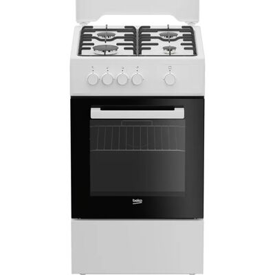 Beko FSG522DWC - Noir, Blanc - Cuisinière autonome - Publicité Beko FSG522DWC - Noir, Blanc - Cuisinière autonome - Publicité