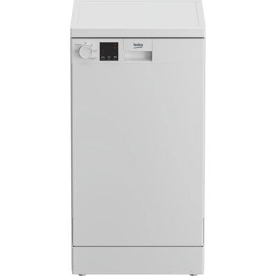 Lavastoviglie Bianca Beko DFS05021W - 10 Coperti, 5 Programmi Lavastoviglie Bianca Beko DFS05021W - 10 Coperti, 5 Programmi