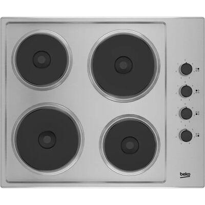 Beko HIGE64100X - RVS - Elektrisch kookplaat Beko HIGE64100X - RVS - Elektrisch kookplaat