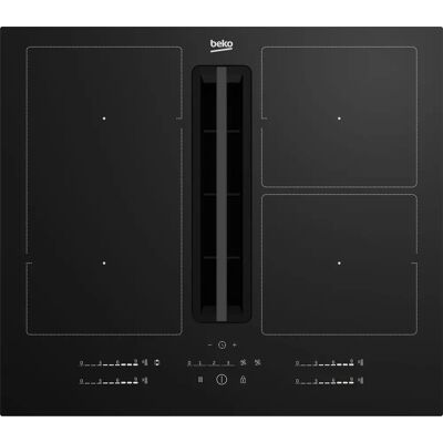 Beko HIXI 64700 UF - Noir - Plaque de cuisson à induction avec hotte intégrée - Publicité Beko HIXI 64700 UF - Noir - Plaque de cuisson à induction avec hotte intégrée - Publicité