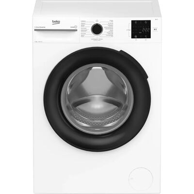 Beko BM1WFU3842W - Zwart, Wit - Wasmachine Beko BM1WFU3842W - Zwart, Wit - Wasmachine
