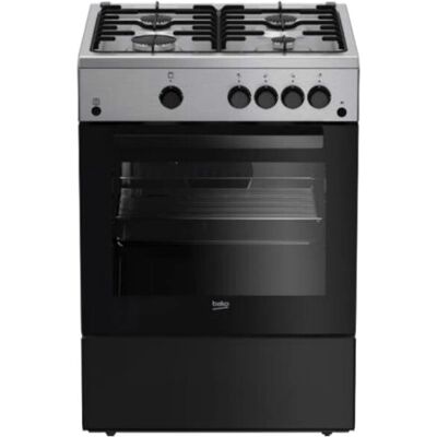 Cuisinière tout gaz Beko FBG62031XCS - 4 foyers, Inox, 85cm - Publicité Cuisinière tout gaz Beko FBG62031XCS - 4 foyers, Inox, 85cm - Publicité