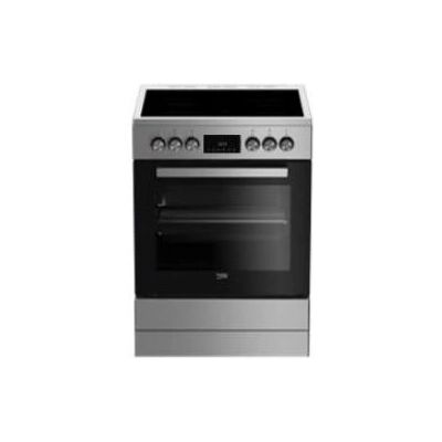 Beko FBE67310GX Inox Fogão elétrico de vitrocerâmica Beko FBE67310GX Inox Fogão elétrico de vitrocerâmica
