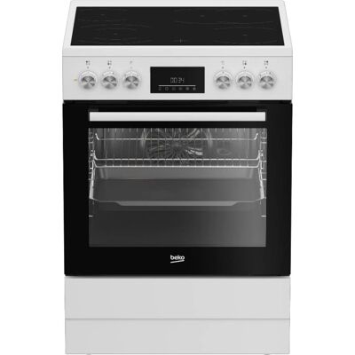 Forno independente Beko FBM67320XS - Branco, Placa vitrocerâmica elétrica Forno independente Beko FBM67320XS - Branco, Placa vitrocerâmica elétrica