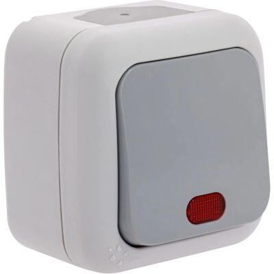 Siemens SIE885060 - Interruptor a prueba de agua gris claro de dos vías - Interruptor Siemens SIE885060 - Interruptor a prueba de agua gris claro de dos vías - Interruptor