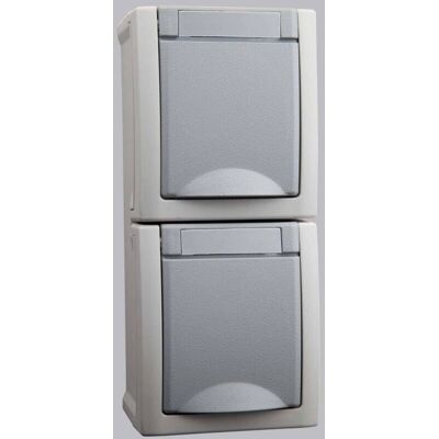 Panasonic 90591086-DE Steckdose 2-fach IP54 Panasonic 90591086-DE Steckdose 2-fach IP54