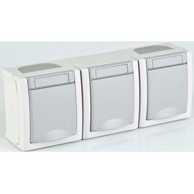 Panasonic 3-fach Steckdose - Elektrischer Anschluss Panasonic 3-fach Steckdose - Elektrischer Anschluss