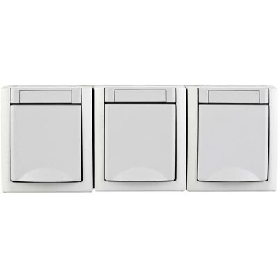 Panasonic Modell 90591599-DE 3-Fach Steckdose - Elektrische Steckdose Panasonic Modell 90591599-DE 3-Fach Steckdose - Elektrische Steckdose