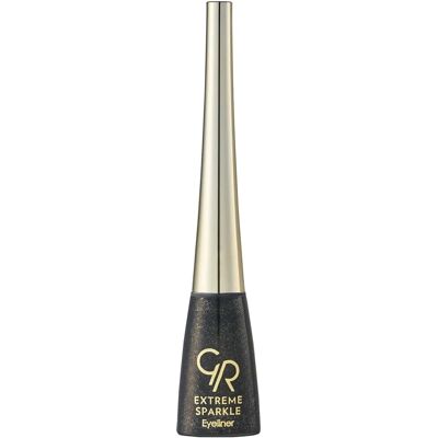 Eyeliner Liquide Golden Rose Extreme Sparkle - 102 - Maquillage Durable et Dramatique - Publicité Eyeliner Liquide Golden Rose Extreme Sparkle - 102 - Maquillage Durable et Dramatique - Publicité