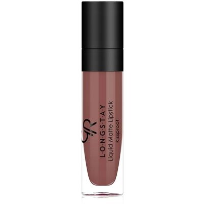 Golden Rose - Longstay Liquid Matte Lipstick Kissproof - 5,5 ml - 22 - Rouge à lèvres - Publicité Golden Rose - Longstay Liquid Matte Lipstick Kissproof - 5,5 ml - 22 - Rouge à lèvres - Publicité