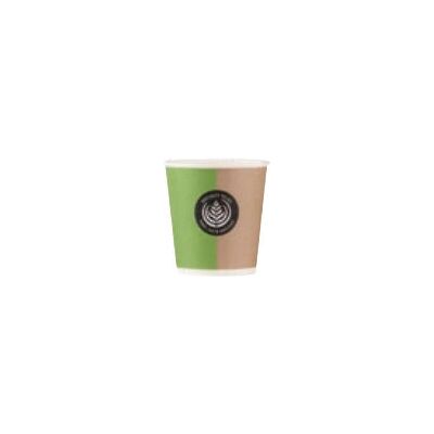 Huhtamaki SP4 - 10 cl - Vert/Marron - 80 gobelets - Lot de 3 - Publicité Huhtamaki SP4 - 10 cl - Vert/Marron - 80 gobelets - Lot de 3 - Publicité