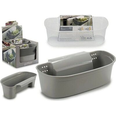 Bigbuy Home Gondol_G-550 Weiß Kunststoffmülleimer Bigbuy Home Gondol_G-550 Weiß Kunststoffmülleimer