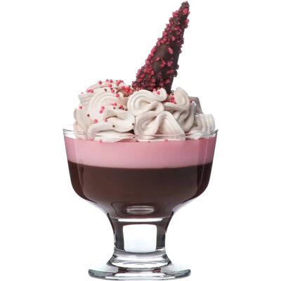 Lav Set Of 6 Ice Cream Cups 280ml Destina Transparente Lav Set Of 6 Ice Cream Cups 280ml Destina Transparente