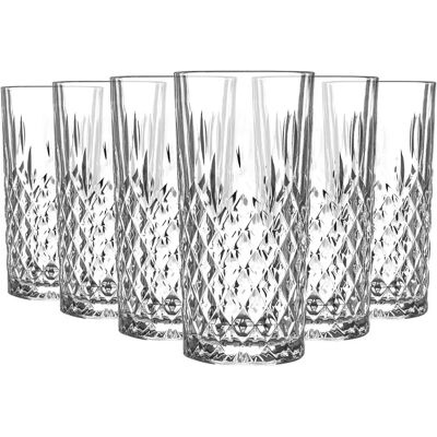 LAV Odin Highball Glasses Set - 6 pcs, 356ml - Clear LAV Odin Highball Glasses Set - 6 pcs, 356ml - Clear
