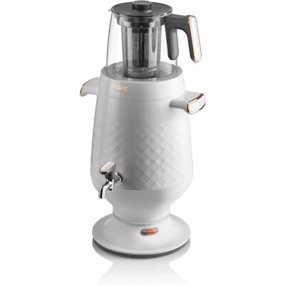 Arzum Samowar - Wit - 3,50 l - Samowar Teebereiter Arzum Samowar - Wit - 3,50 l - Samowar Teebereiter