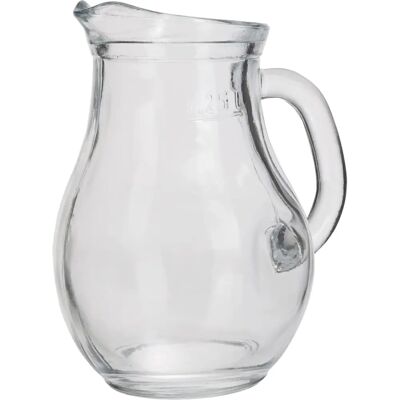 Orion Carafe en verre avec bec verseur, poignée et indicateur de mesure - Carafe en verre - Publicité Orion Carafe en verre avec bec verseur, poignée et indicateur de mesure - Carafe en verre - Publicité