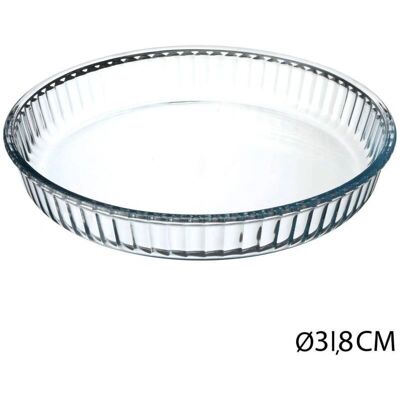 5FIVE Runder Glasbackform - 32cm - Transparent 5FIVE Runder Glasbackform - 32cm - Transparent