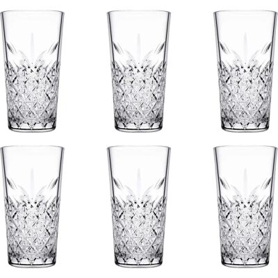 Pasabahce Modell - Stapelbare 35cl Klare Trinkgläser - Set aus 6 Pasabahce Modell - Stapelbare 35cl Klare Trinkgläser - Set aus 6