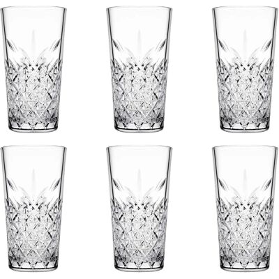 Timeless 470ml Longdrinkgläser Set aus 6 Timeless 470ml Longdrinkgläser Set aus 6