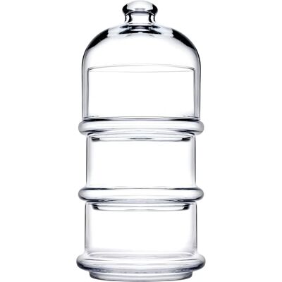 Pot en Verre Patisserie Empilable - Pot en Verre - Publicité Pot en Verre Patisserie Empilable - Pot en Verre - Publicité