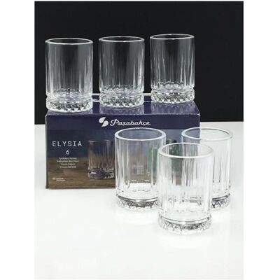 Pasabahce Elysia Verre à Shot - 60ml - Publicité Pasabahce Elysia Verre à Shot - 60ml - Publicité