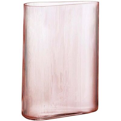 Vase Mist Haut en Verre Nude Glass - Vase, Rose, Fait à la Main - Publicité Vase Mist Haut en Verre Nude Glass - Vase, Rose, Fait à la Main - Publicité