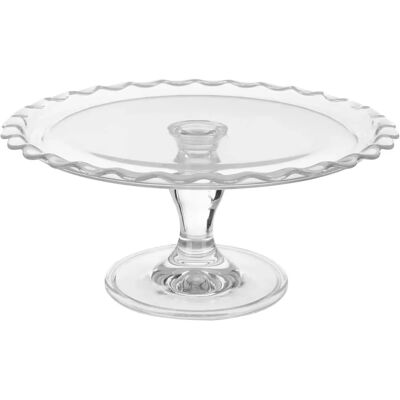 Pasabahce 26cm Kuchenständer - Elegante Glaspräsentation Pasabahce 26cm Kuchenständer - Elegante Glaspräsentation