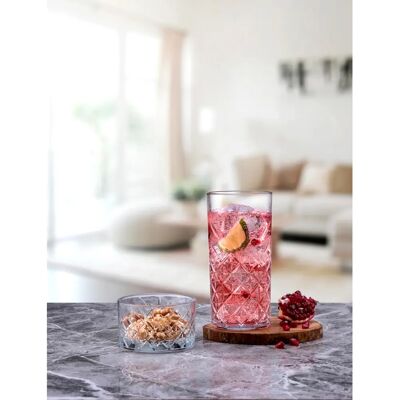 Pasabahce Timeless - 4 Verres hauts 450ml - Publicité Pasabahce Timeless - 4 Verres hauts 450ml - Publicité