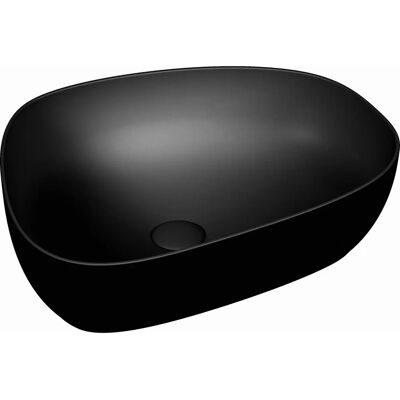 Vitra Options Wandwaschbecken - asymmetrisch - Schwarz matt Vitra Options Wandwaschbecken - asymmetrisch - Schwarz matt