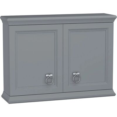 Armoire Murale Vitra Valarte - 75x19,5x55cm - Gris mat - MDF, 2 portes - Publicité Armoire Murale Vitra Valarte - 75x19,5x55cm - Gris mat - MDF, 2 portes - Publicité